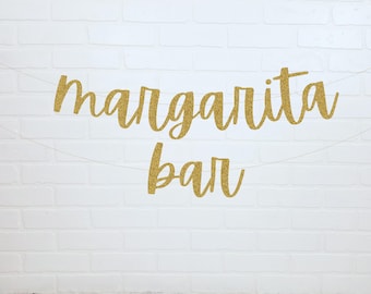 Margarita Bar Banner | Taco Tuesday Party | Margarita Sign | Mexico Theme Bachelorette | Cancun Bachelorette