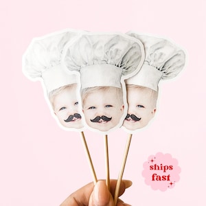 Holy Cannoli 1st Birthday | Our Little Meatball | Italian Birthday Cupcake Toppers