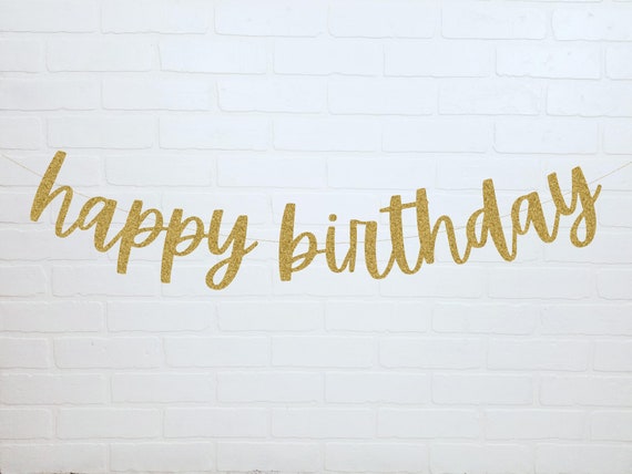 Happy Birthday Banner Set – 13 Flaggen Mit Band, 16,5x12cm, Rot-gold, Wiederverwendbar