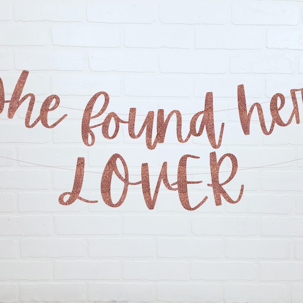 She Found Her Lover Banner - Etsy