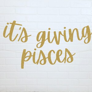 Pisces Birthday Banner | Adult Birthday Decorations | Zodiac Birthday Party Ideas