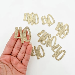 40th Birthday Confetti | 40th Birthday Decorations | 40 Confetti | 50 Count