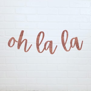 Lingerie Party Banner | Lingerie Shower | Oh La La Banner | Oh La La Lingerie Decor | Panty Party Decorations | Lingerie Shower Decorations