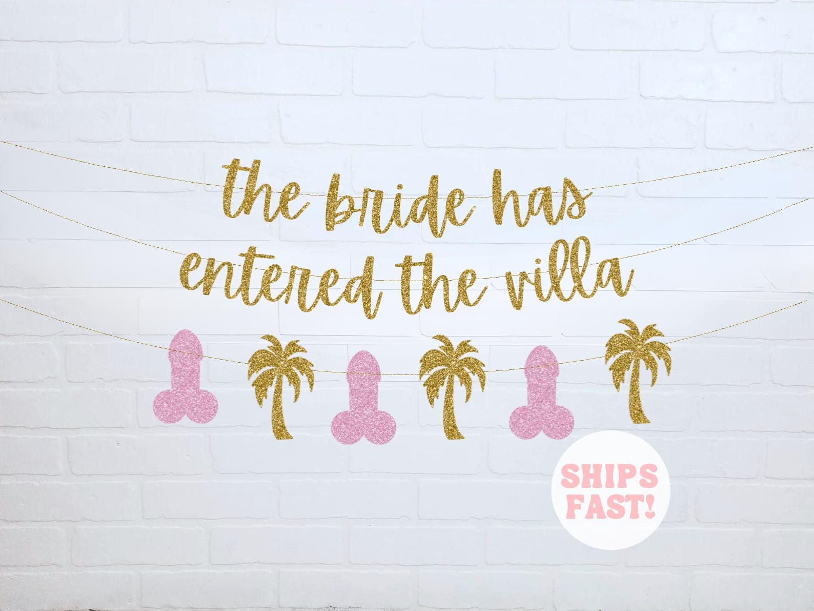 The Bride Has Entered The Villa | Island Bachelorette Decorations | Summer Bachelorette