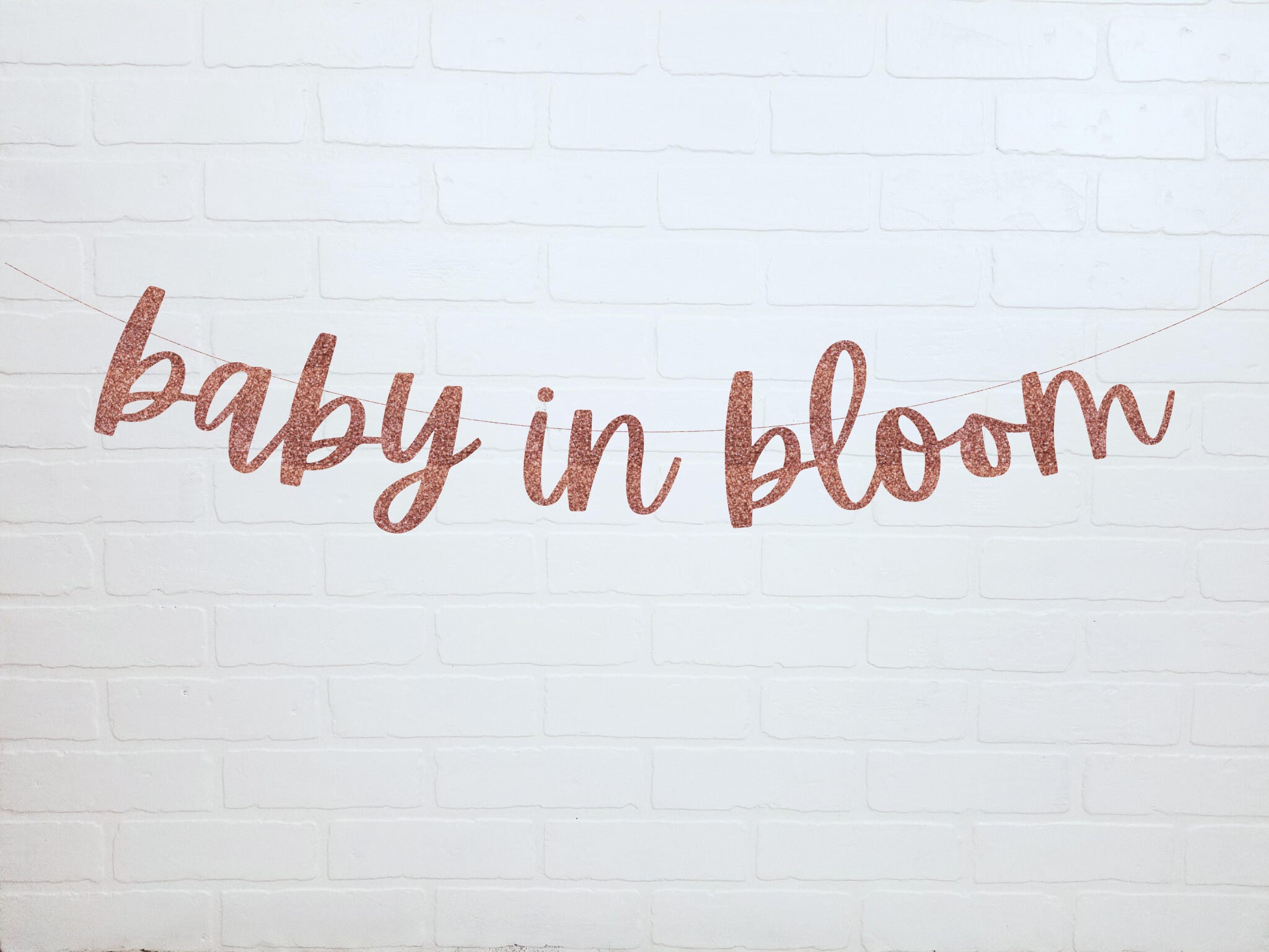 Baby In Bloom | Baby In Bloom Banner | Girl Baby Shower | Baby Shower…