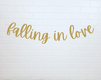 Falling In Love Banner | Fall Bridal Shower | Fall Bridal Shower Decorations | Falling In Love Sign | Fall Wedding Decorations |Fall Wedding