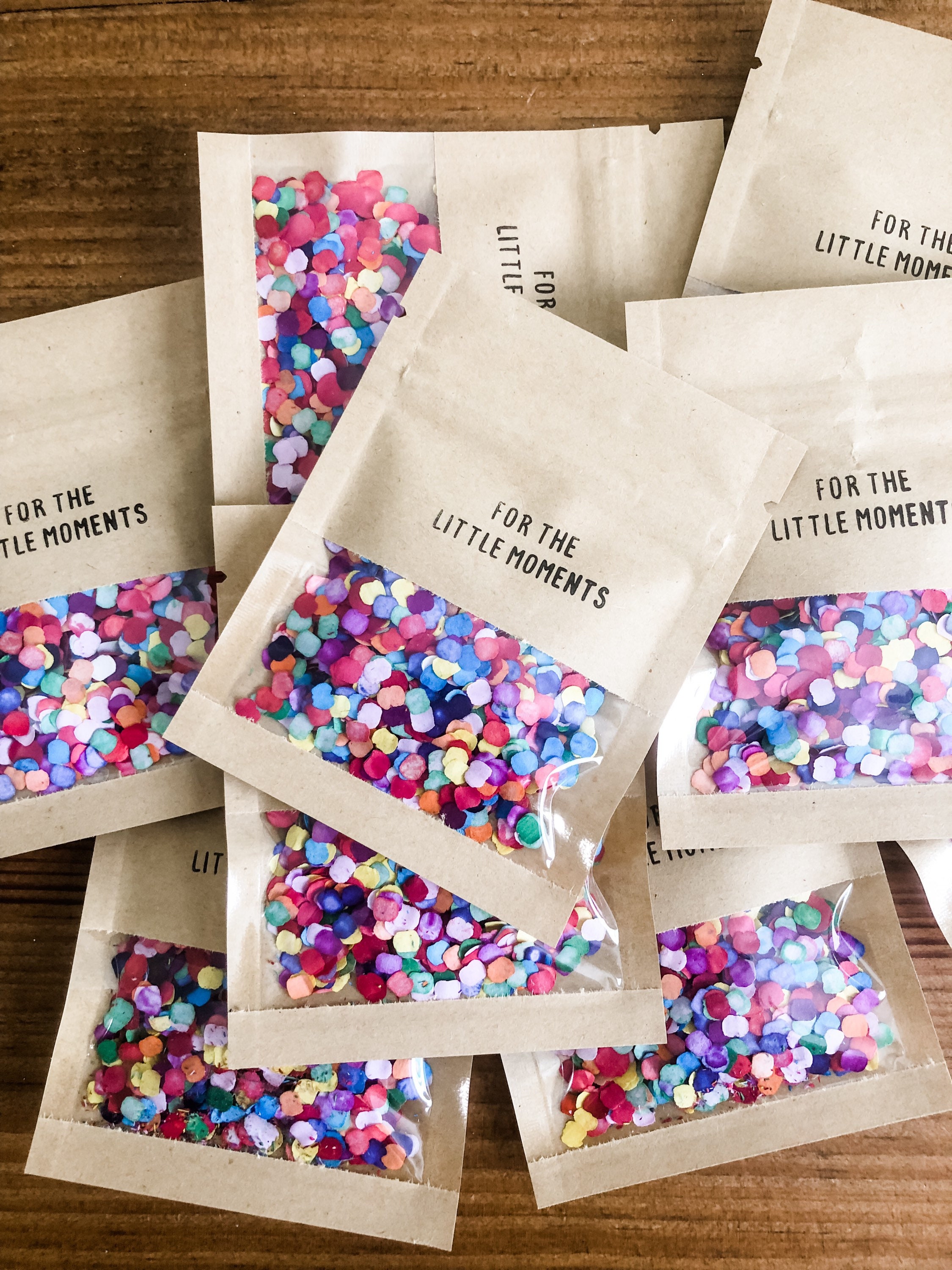 Mini Confetti Bags Pack of 10 Small Wedding Favors Etsy