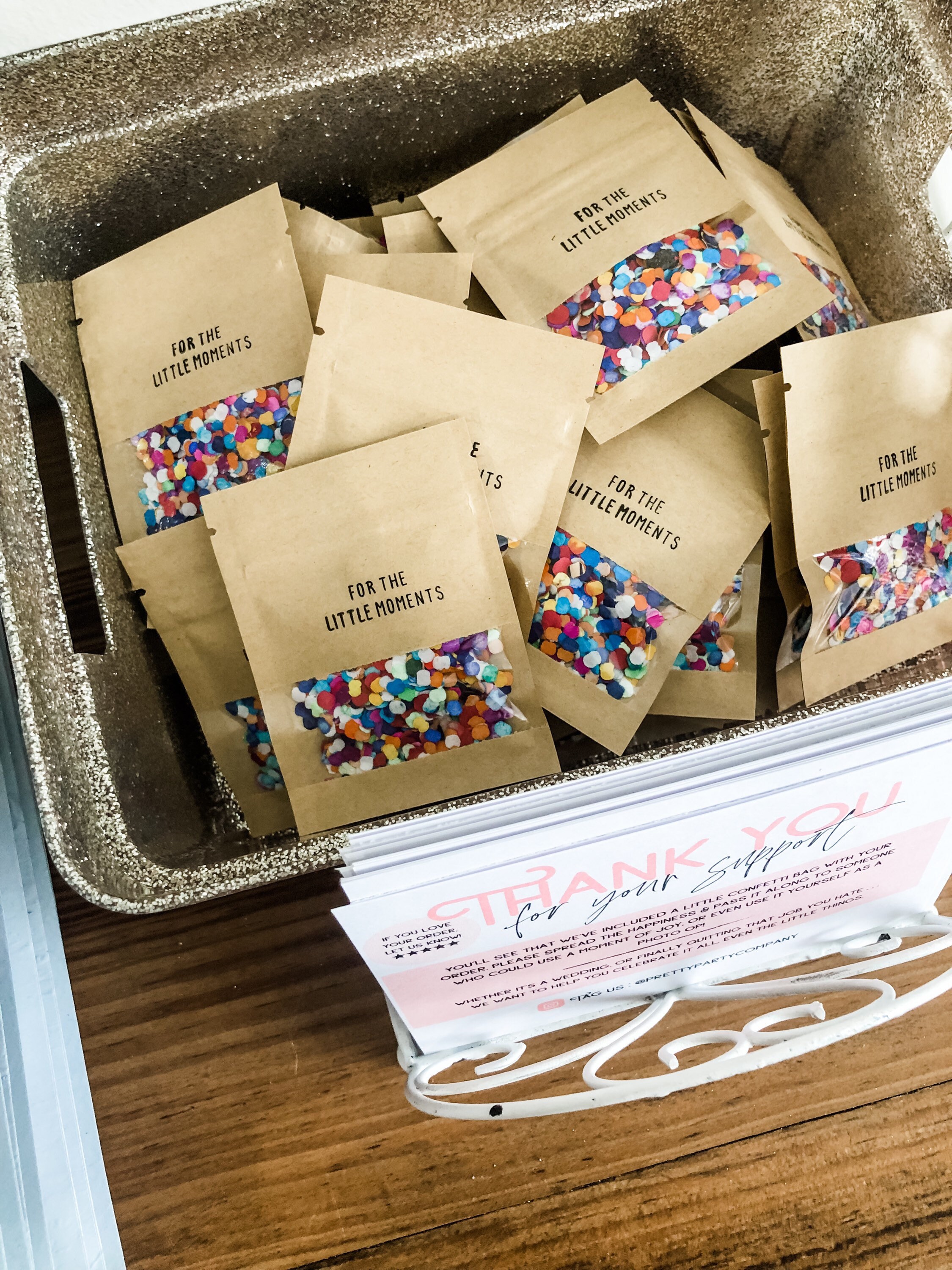 Mini Confetti Bags Pack of 10 Small Wedding Favors Etsy