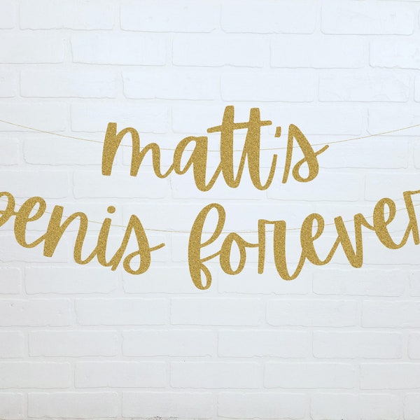 Bachelorette Party Banner | Same Penis Forever | Custom Bachelorette Banner | Bachelorette Decorations |