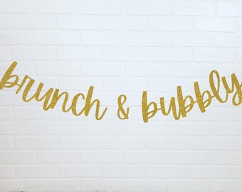 Brunch and Bubbly | Bridal Shower Decorations | Bachelorette Party Decorations