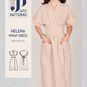 Helena Wrap Dress PDF Sewing Pattern image 7