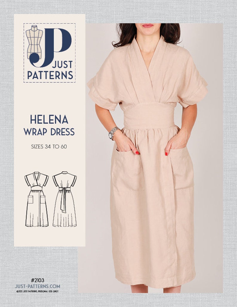 Robe portefeuille Helena Patron de couture PDF image 7