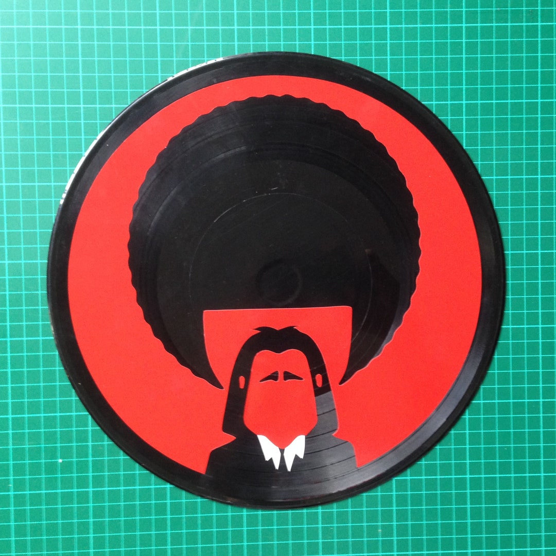 Pulp Fiction on Vinyl Record. Home Decor. Wall Decoration. Wall Clock