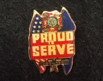 VFW Proud To Serve Pin