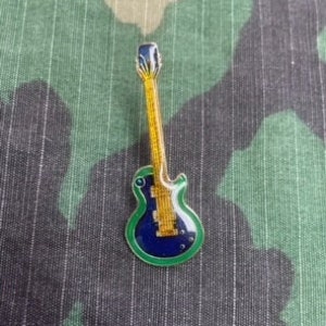 Rock And Roll Electric Guitar Enamel Backpack pin - Jacket Graffiti pin - Lapel pin - Motorcycle pin - Collectable Pins