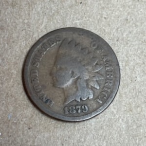 1879  Indian Head Penny one Cent Collectable Coin  History
