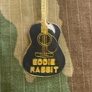 Eddie Rabbit Rock And Roll Electric Guitar Enamel Backpack pin - Jacket Graffiti pin - Lapel pin - Motorcycle pin - Collectable Pins