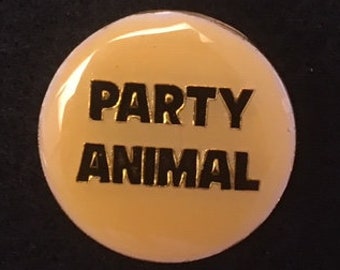 Party Animal Enamel Backpack pin - Jacket Pin - Graffiti pin - Lapel pin - Motorcycle pin - collectable pins - tie