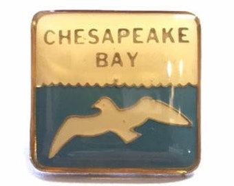 Chesapeake Bay Enamel Backpack pin - Jacket Pin - Graffiti pin - Lapel pin - Motorcycle pin - Tie - Collectable Pins