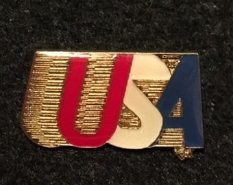 USA Red White and Blue Pin