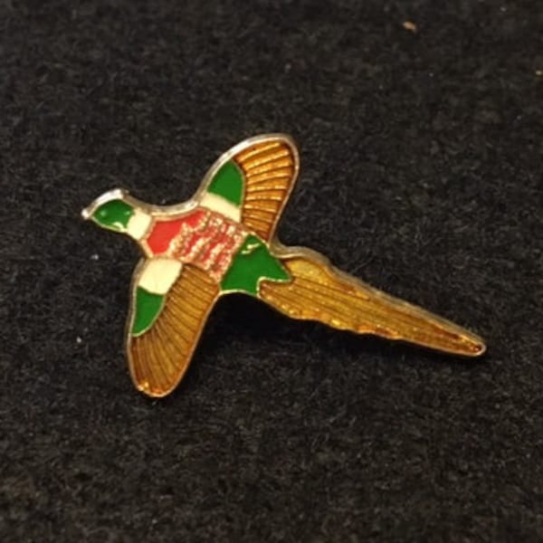 pheasant tie pin