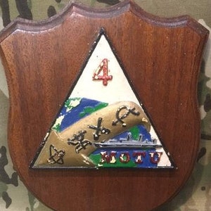 Vintage Military Plaque 4 Motu