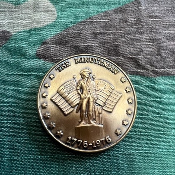 Minuteman Bicentennial Token - Etsy