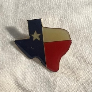Texas State Flag Enamel Backpack pin - Jacket Pin - Graffiti pin - Lapel pin - Motorcycle pin - Tie pin - Collectable Pins
