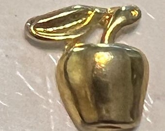 Golden Apple Teacher Back Pack Motorcycle Climb Pin
