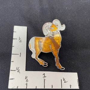 Ram Sheep  Pin Mountain Goat Enamel Backpack pin - Jacket Pin - Graffiti pin - Lapel pin - Motorcycle pin - Tie - Collectable Pins