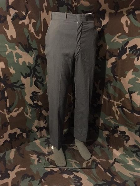 Serge Green Poly / Wool Issue Army Uniform Dress Pants - Etsy