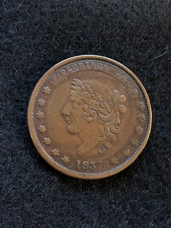 Rare 1837 14th Ward New York Hard Times Token Vintage Coin US
