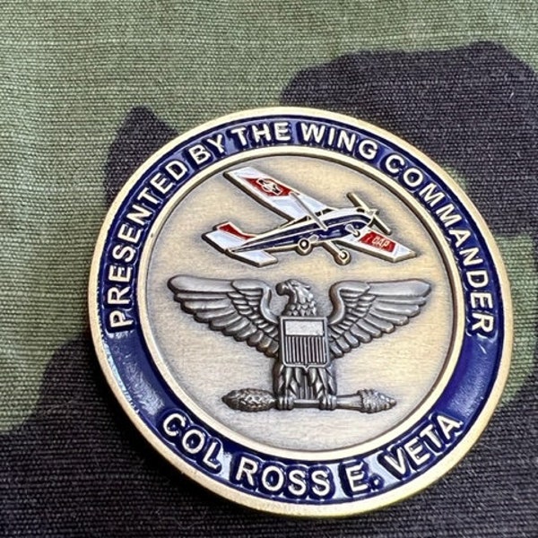 Civil Air Patrol Wing Commander California Civil Air Patrol  Challenge Coin