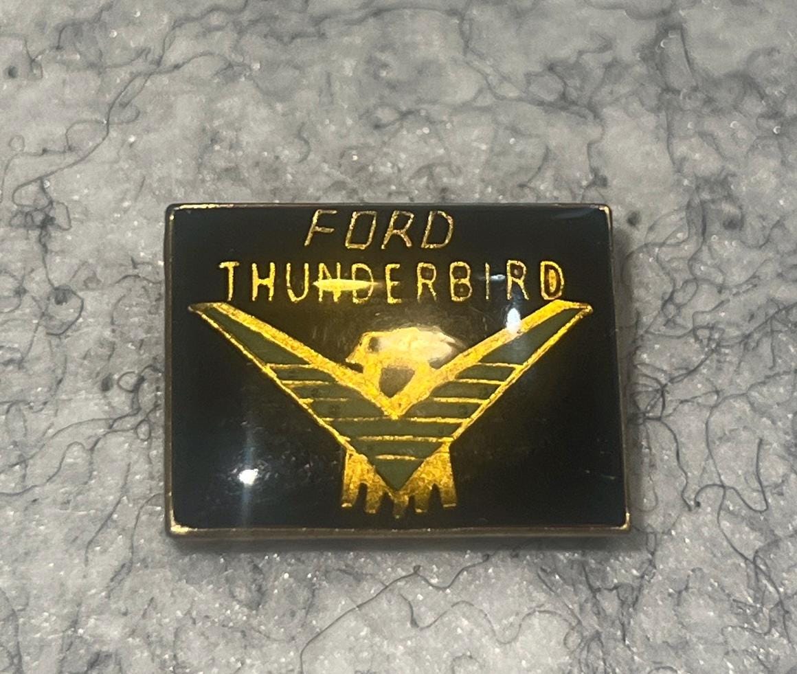 サンダーバード　vintageピン サンダーバード vintageピン 1950s Thunderbird Pin