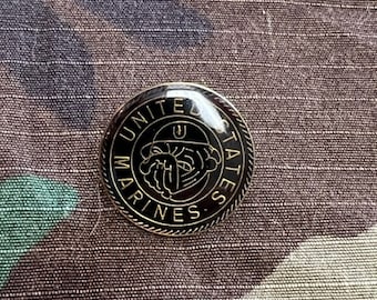 United States Marine Corps Bulldog  Enamel Backpack pin - Jacket Pin - Lapel pin - Motorcycle pin - Tie pin - Collectable Pins