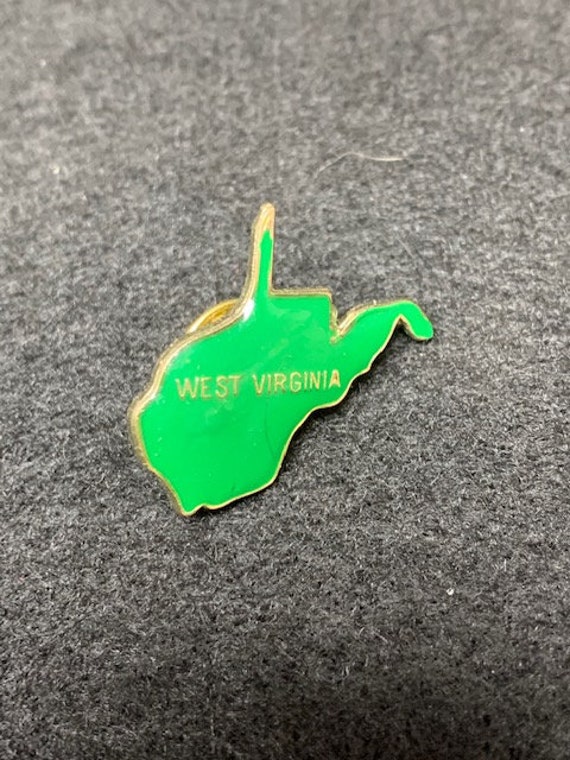 West Virginia State Enamel Backpack pin - Jacket … - image 1