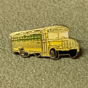 Transit City Shuttle  School Bus Enamel Backpack pin - Jacket Pin - Graffiti pin - Lapel pin - Motorcycle pin - Tie - Collectable Pins