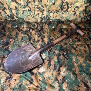 US Military Vintage Original M1910 US Stamped Combat field Shovel ? Etool
