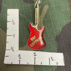 Def Leppard Rock And Roll Electric Guitar Enamel Backpack pin - Jacket Graffiti pin - Lapel pin - Motorcycle pin - Collectable Pins