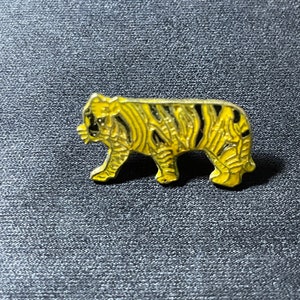 Enamel Tiger Pin