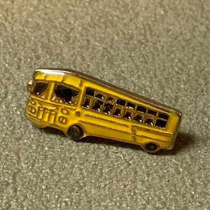 Transit City Shuttle  School Bus Enamel Backpack pin - Jacket Pin - Graffiti pin - Lapel pin - Motorcycle pin - Tie - Collectable Pins