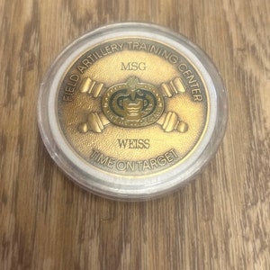 Army Chaplains  Unit Ministry Team Fort Sill Oklahoma  Field Artillery Training Center Challenge Coin