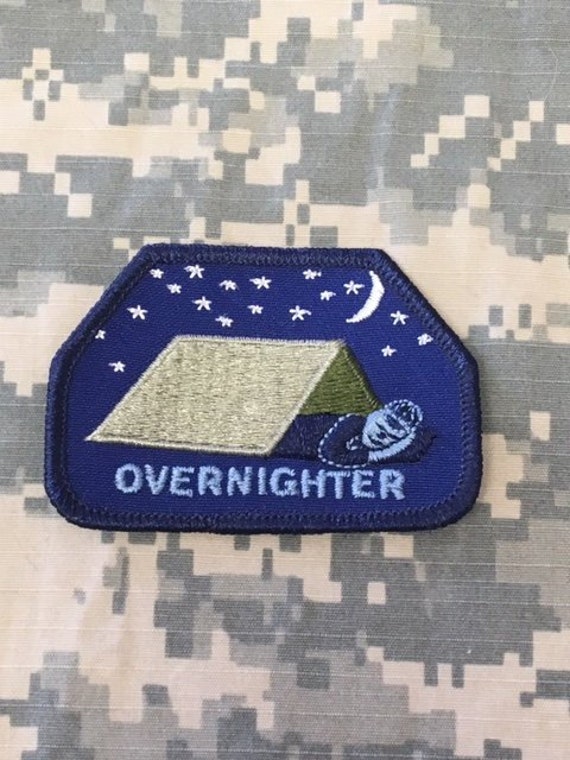 Boy Scout Overnighter Patch-- Jacket Patch
