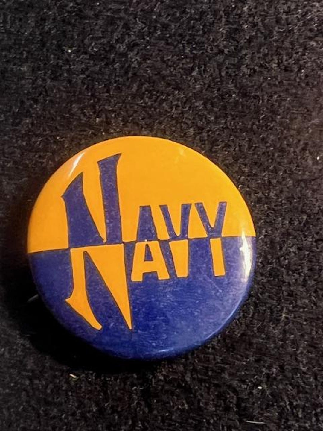 NAVY ARNOLD MINI GOLD BAG