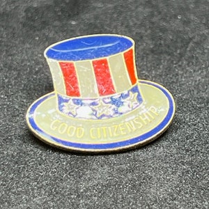 Good Citizenship award pin USA tie pin or lapel