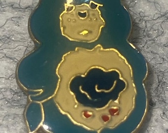 Vintage Grumpy Care Bear Enamel Backpack  Button  - Jacket Pin - Graffiti pin - Lapel pin Motorcycle  Tie  Collectable Pins