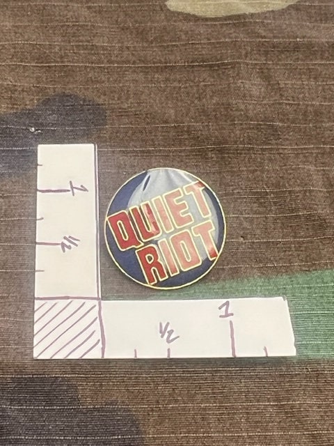 Quiet Riot Classic Hard Rock and Roll POP Music Enamel Backpack Pin ...