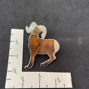 Ram Sheep  Pin Mountain Goat Enamel Backpack pin - Jacket Pin - Graffiti pin - Lapel pin - Motorcycle pin - Tie - Collectable Pins