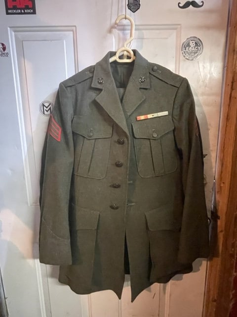 Korean War Issue Dress Wool Alpha Uniform Includes Pants and