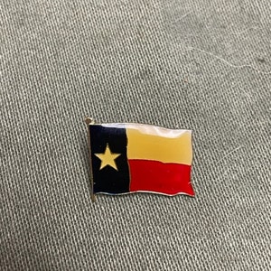 Texas State Flag Enamel Backpack pin - Jacket Pin - Graffiti pin - Lapel pin - Motorcycle pin - Tie pin - Collectable Pins
